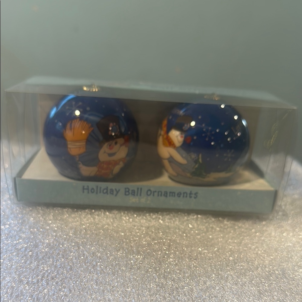 Holiday Ball Ornaments - Snowman Design